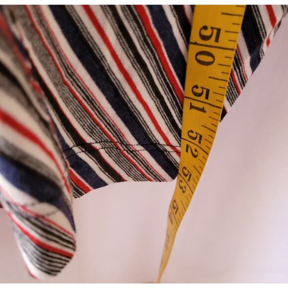 Bailey 44 Duststorm Stripe Maxi Tank Dress Womens M Ruching Minimalist Coastal - Picture 10 of 16